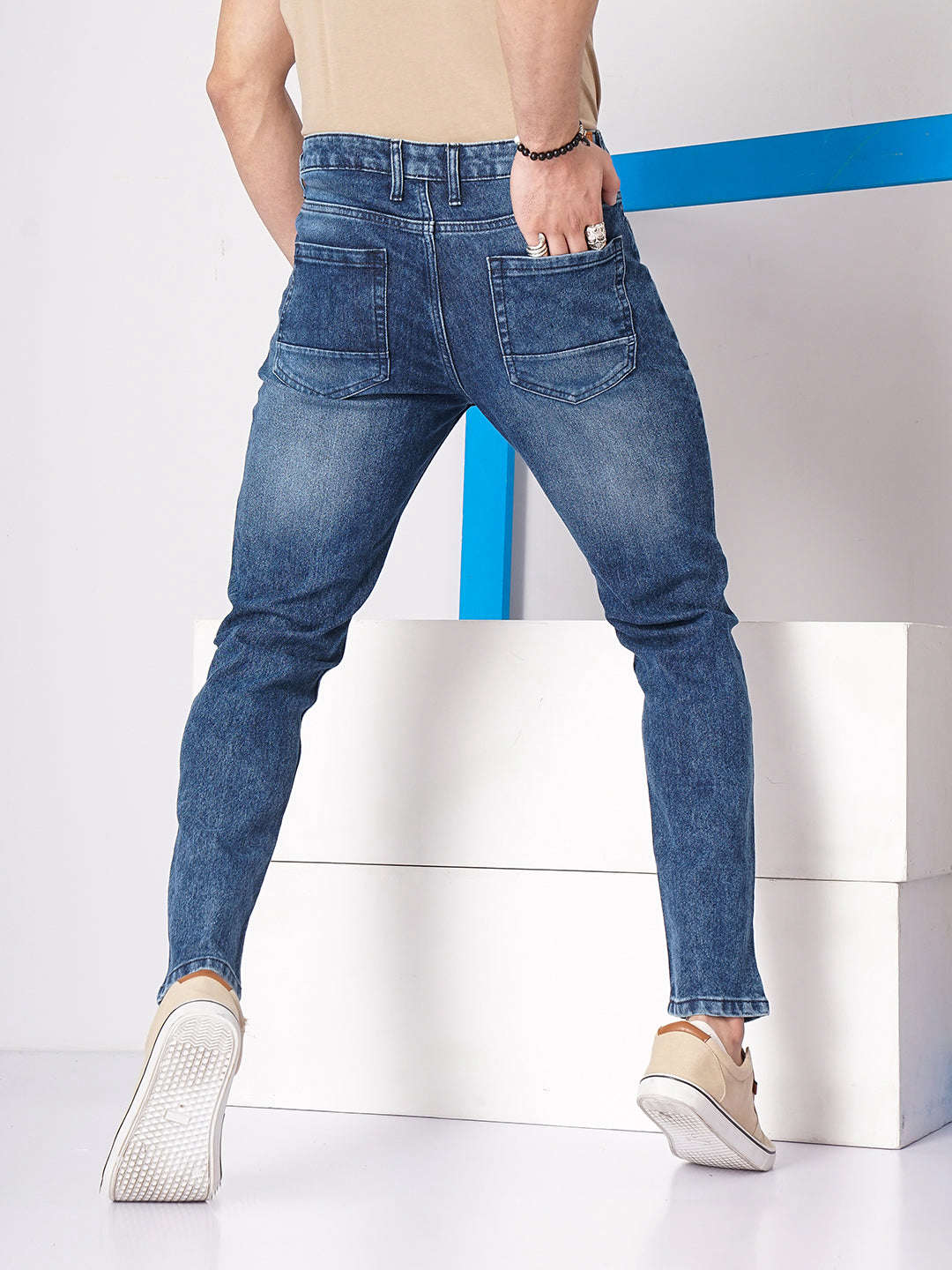 Shop Men Regular Jeans Online.