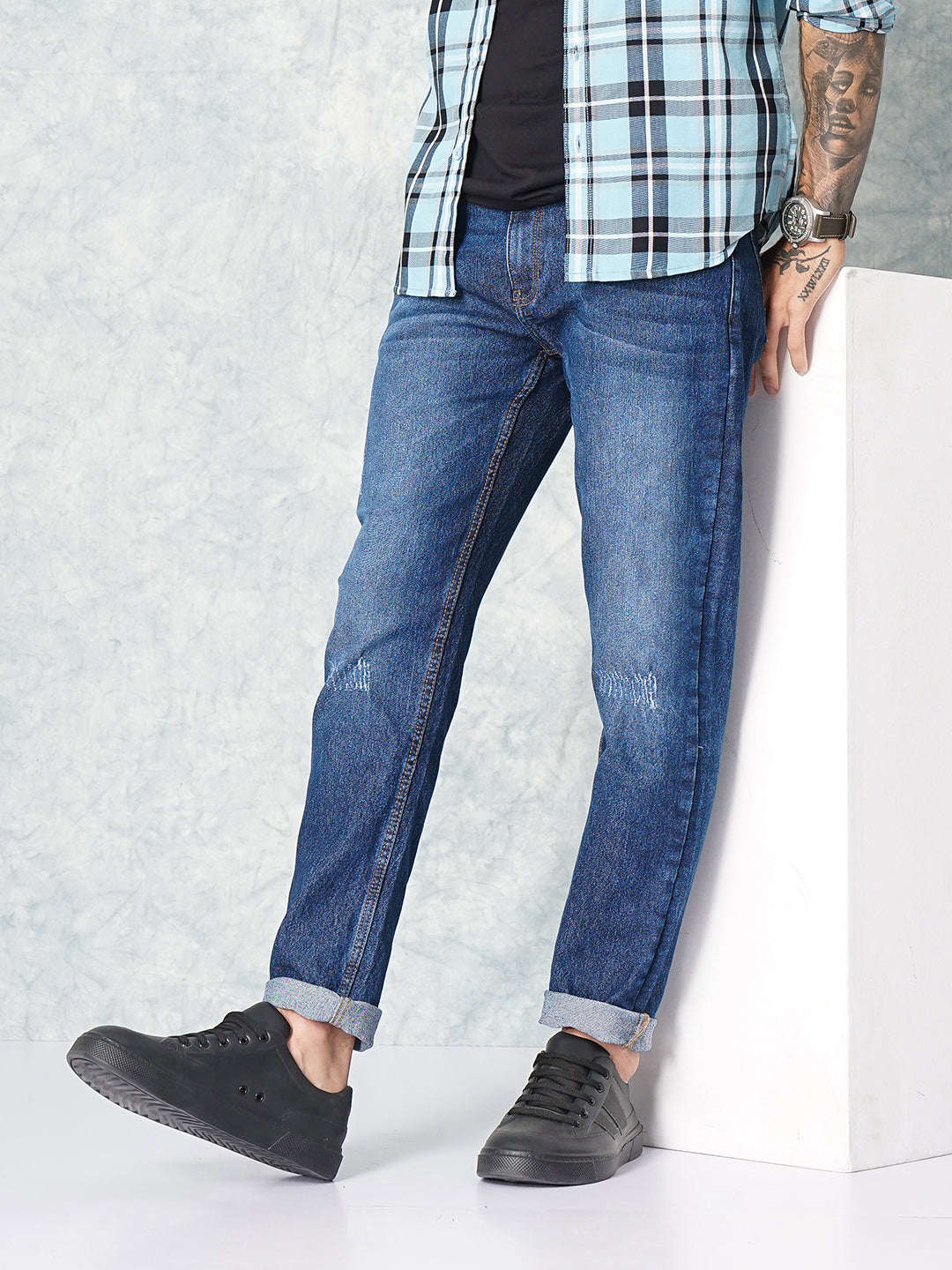 Shop Men Regular Jeans Online.