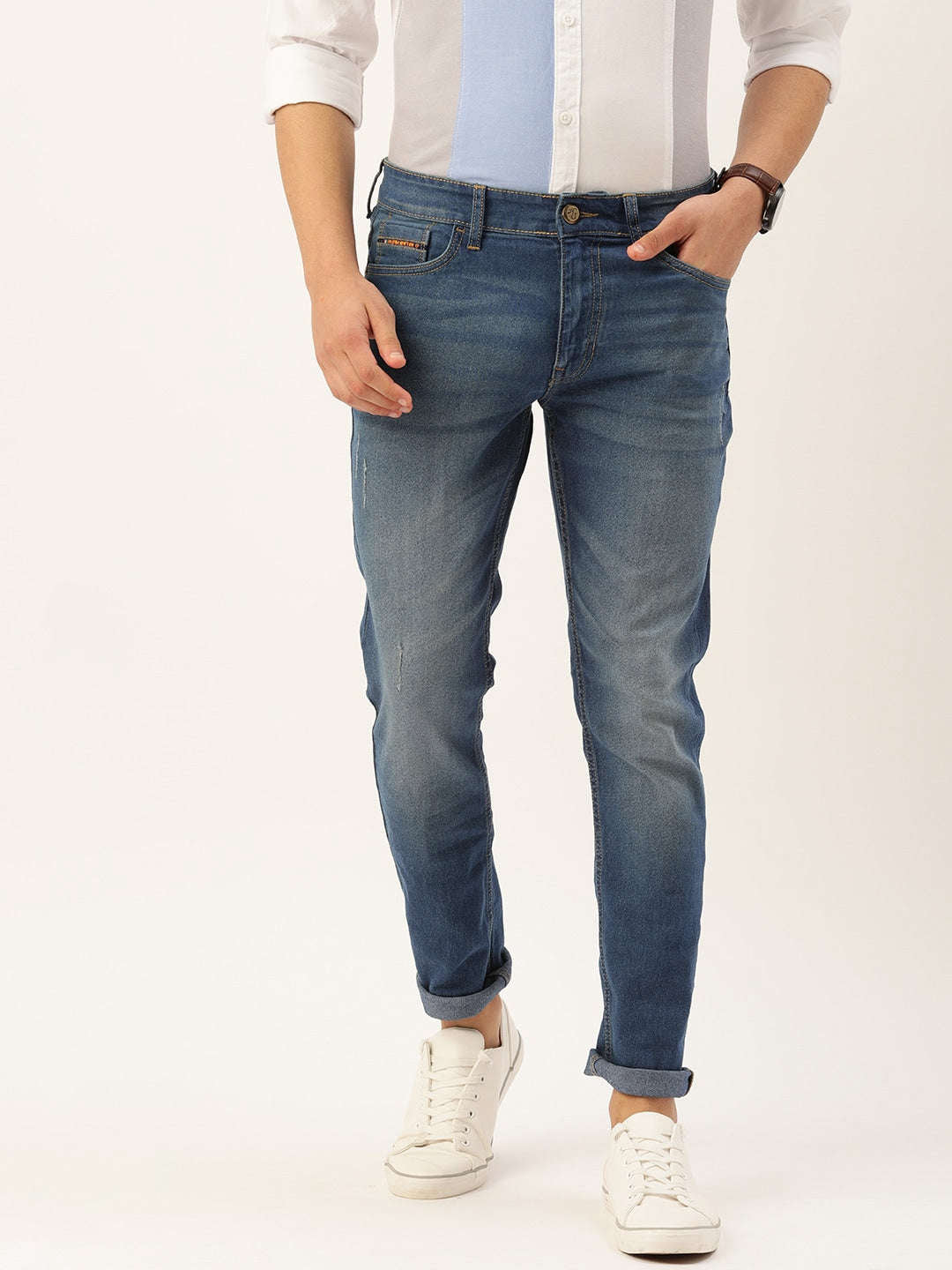 Shop Men Regular Jeans Online.