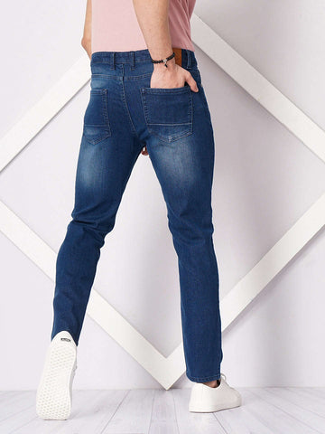 Shop Men Solid Slim Fit Jeans Online.