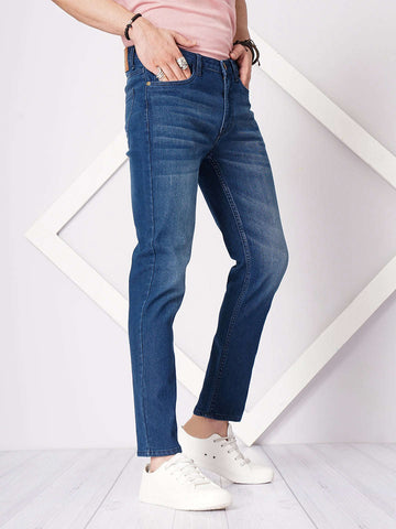 Shop Men Solid Slim Fit Jeans Online.