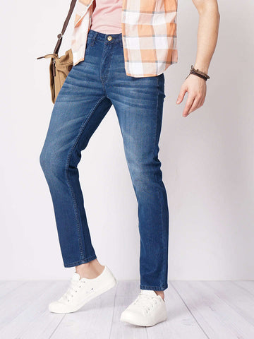 Shop Men Solid Slim Fit Jeans Online.