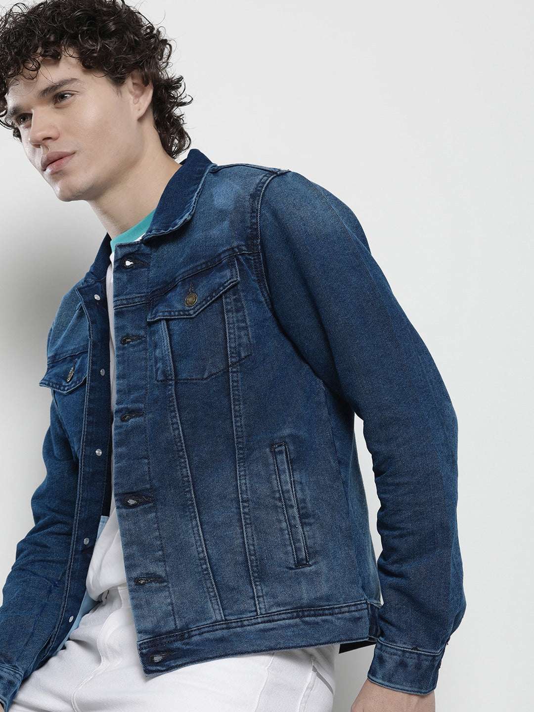 Shop Men Solid Jacket Online.