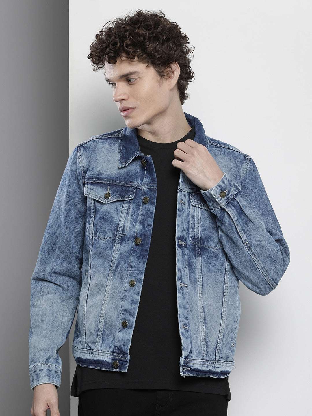 Shop Men Solid Jacket Online.