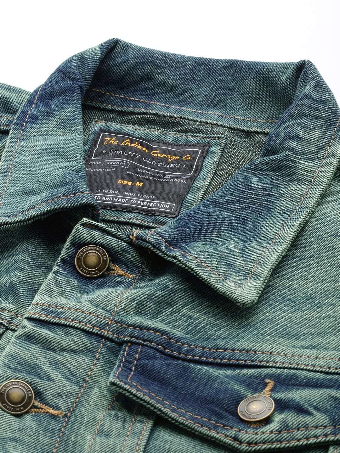 Shop Men Denim Trucker Jacket Online.