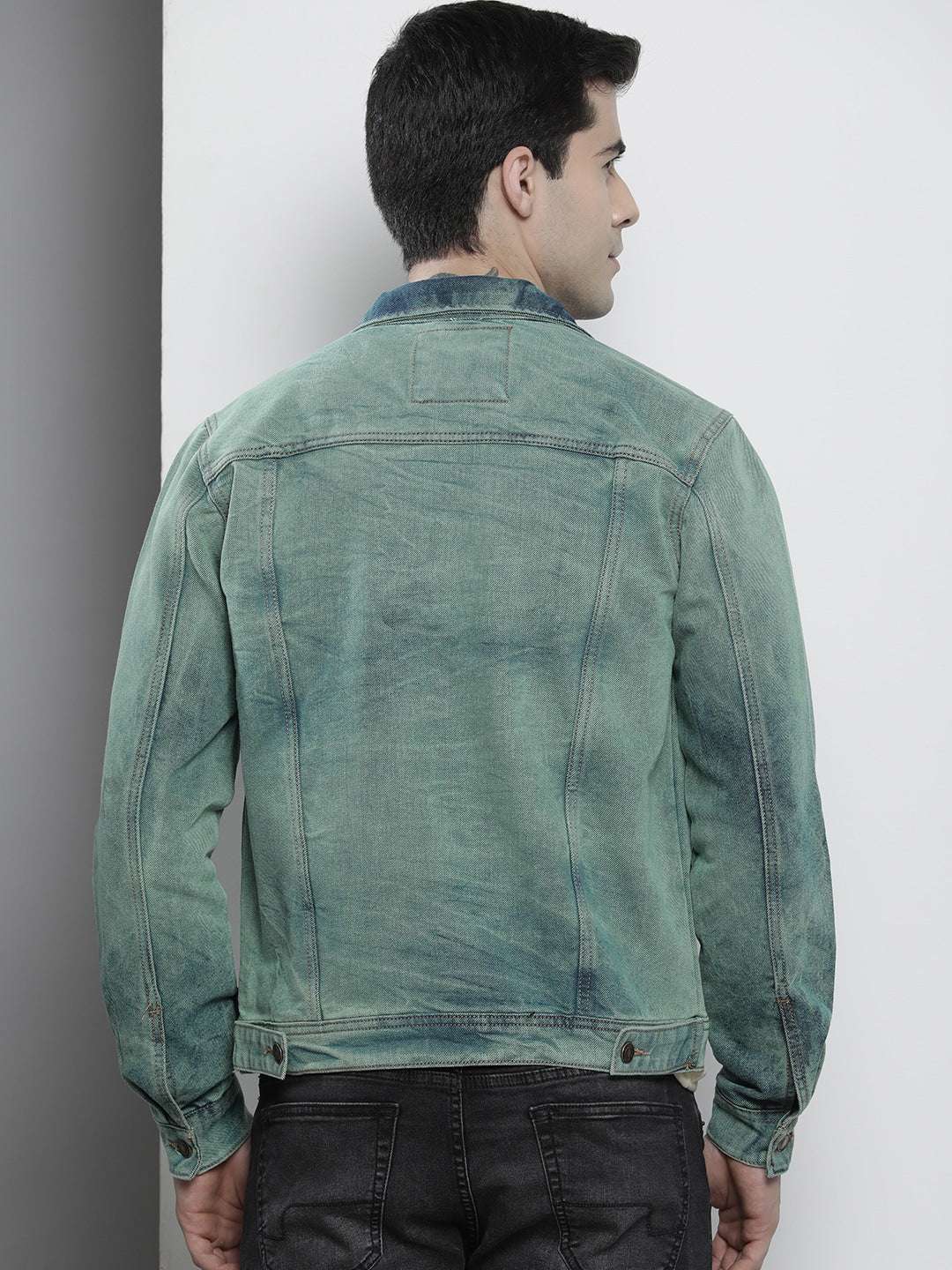 Shop Men Denim Trucker Jacket Online.