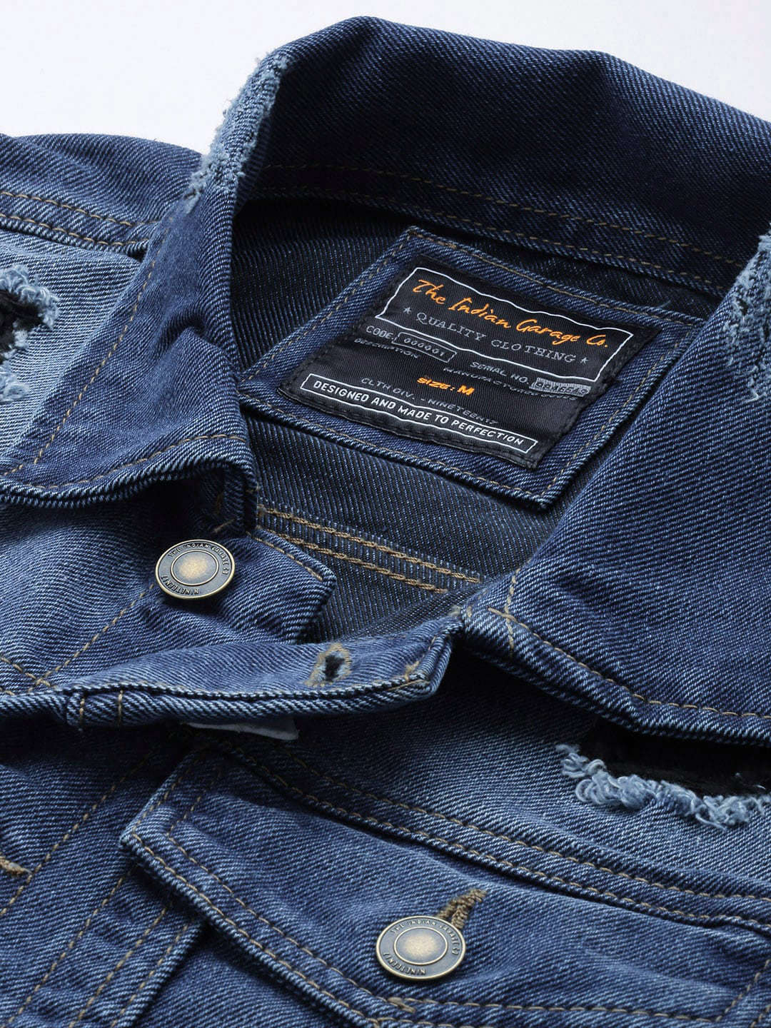 Shop Men Denim Trucker Jacket Online.