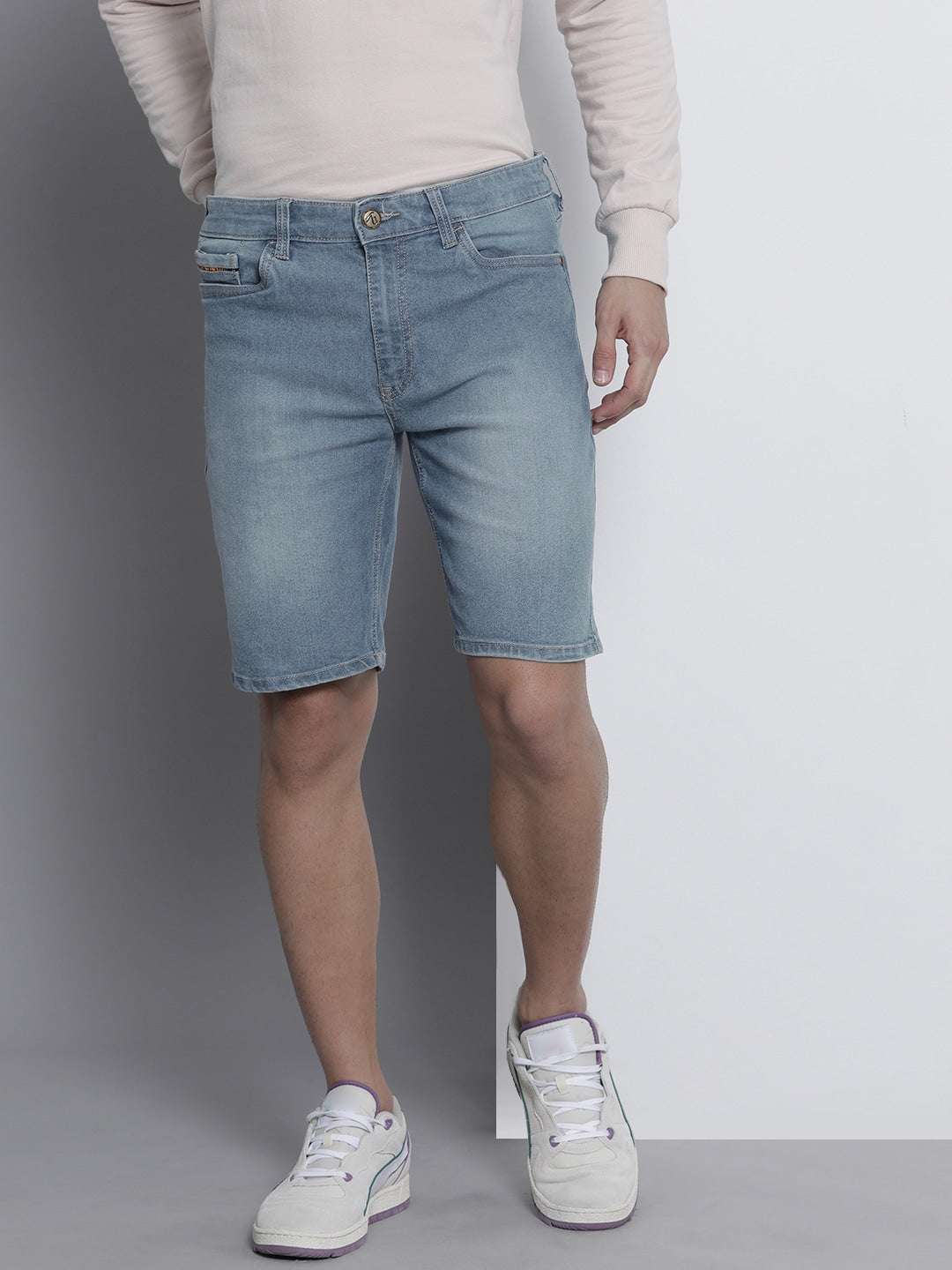 Shop Men Denim Shorts Online.