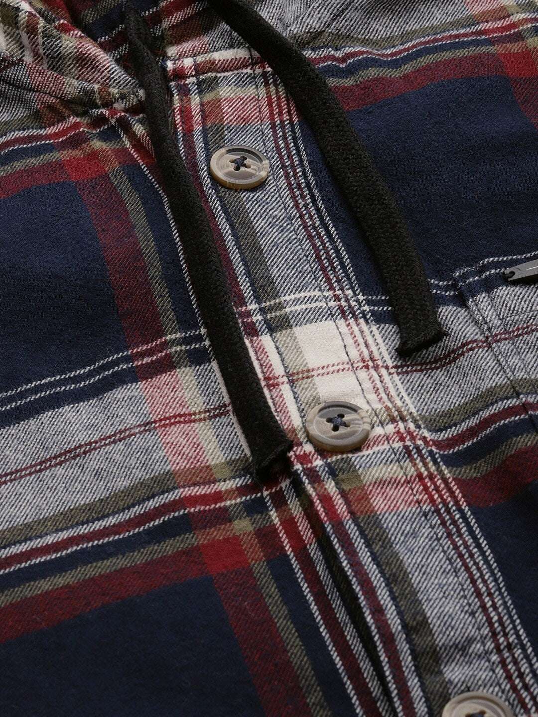 Shop Men Plaid Overshirt Online.