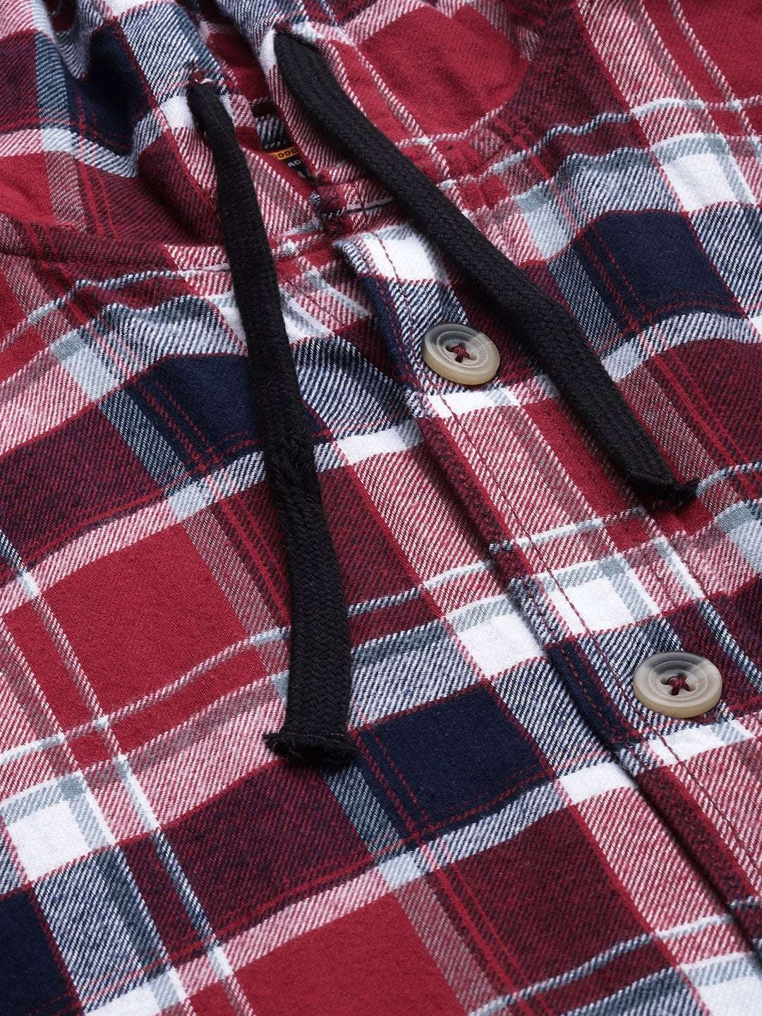 Shop Men Plaid Overshirt Online.