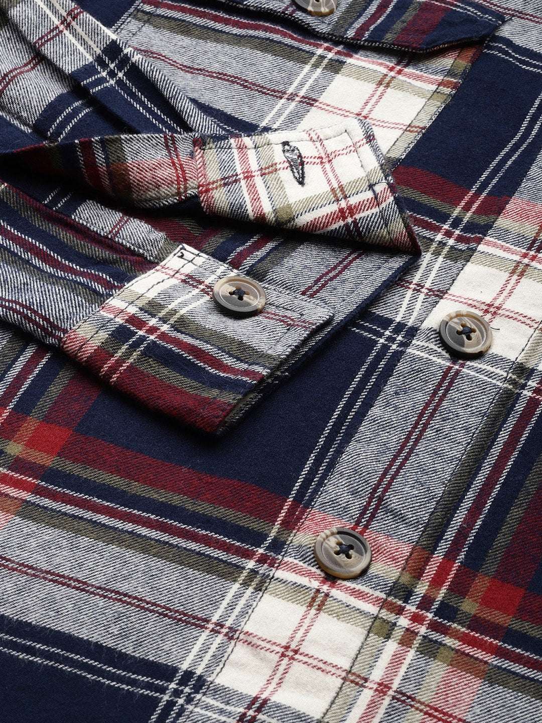 Shop Men's Checked Regular Fit Shirt Online.