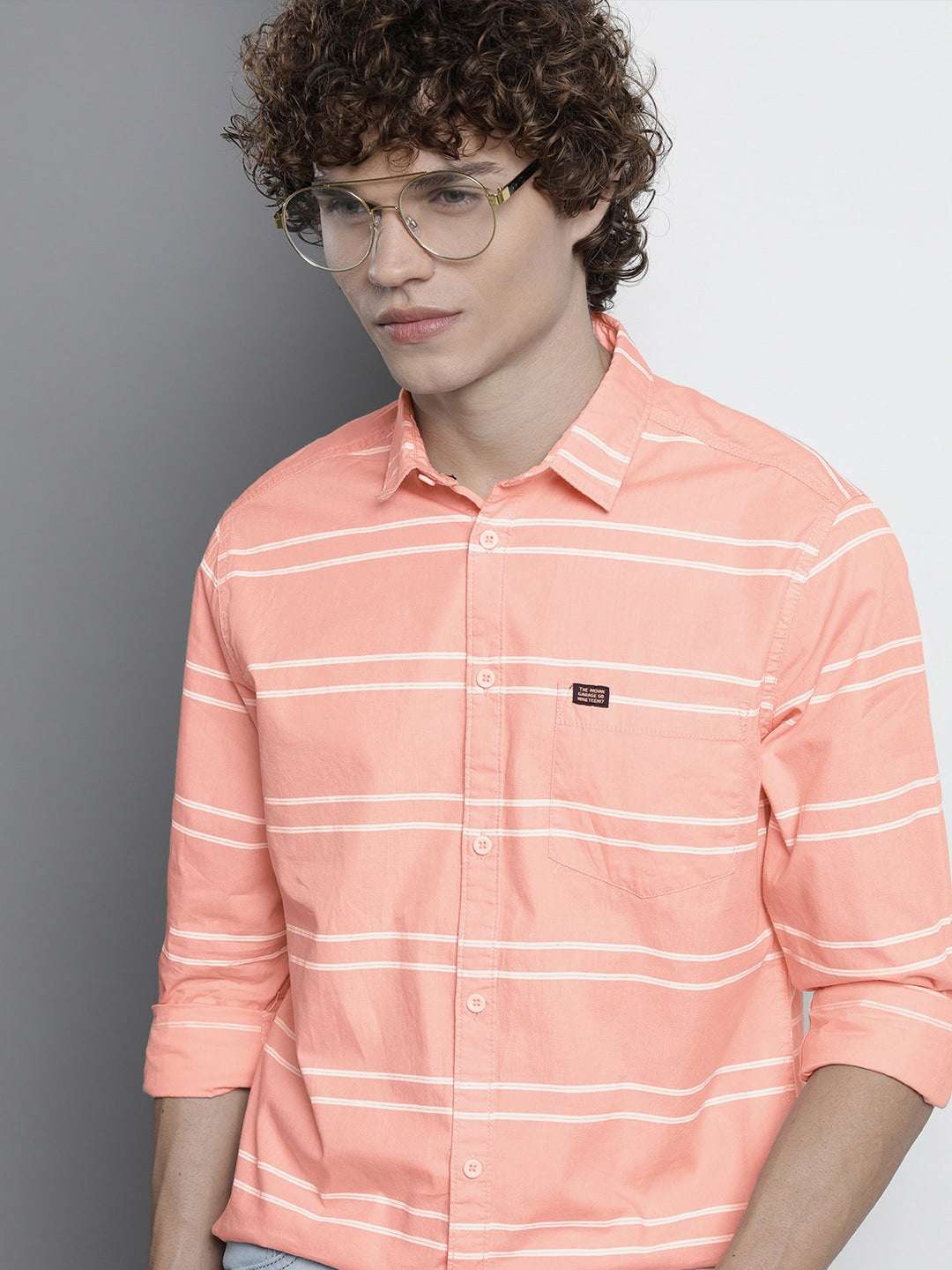 Shop Men Striped Casual Shirt Online.