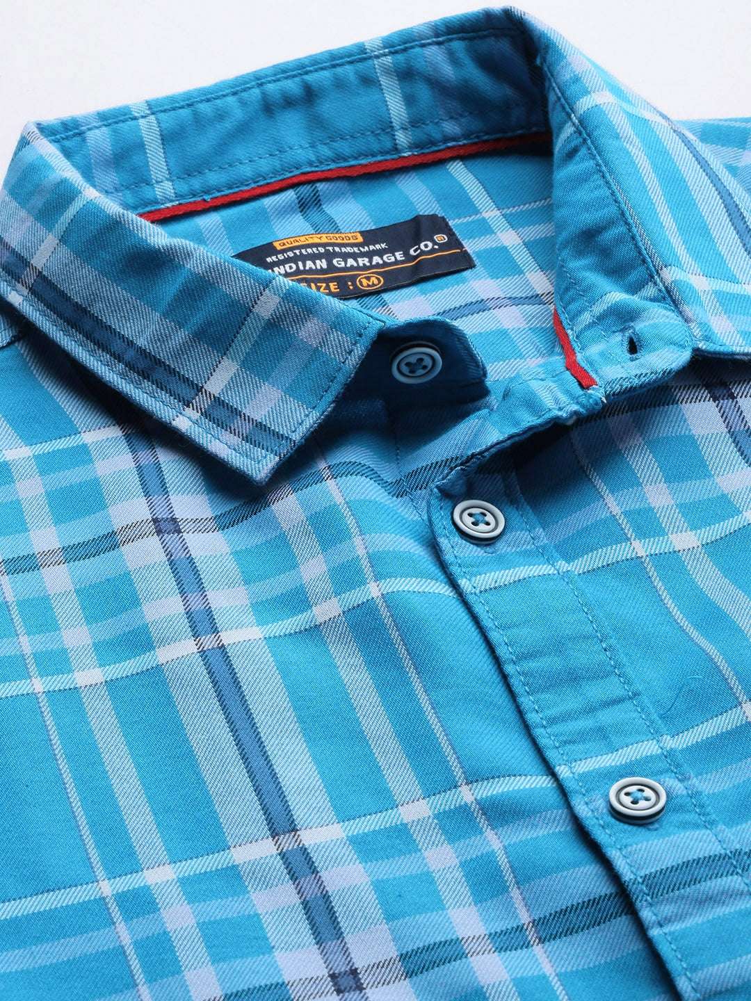 Shop Men's Checked Slim Fit Shirt Online.