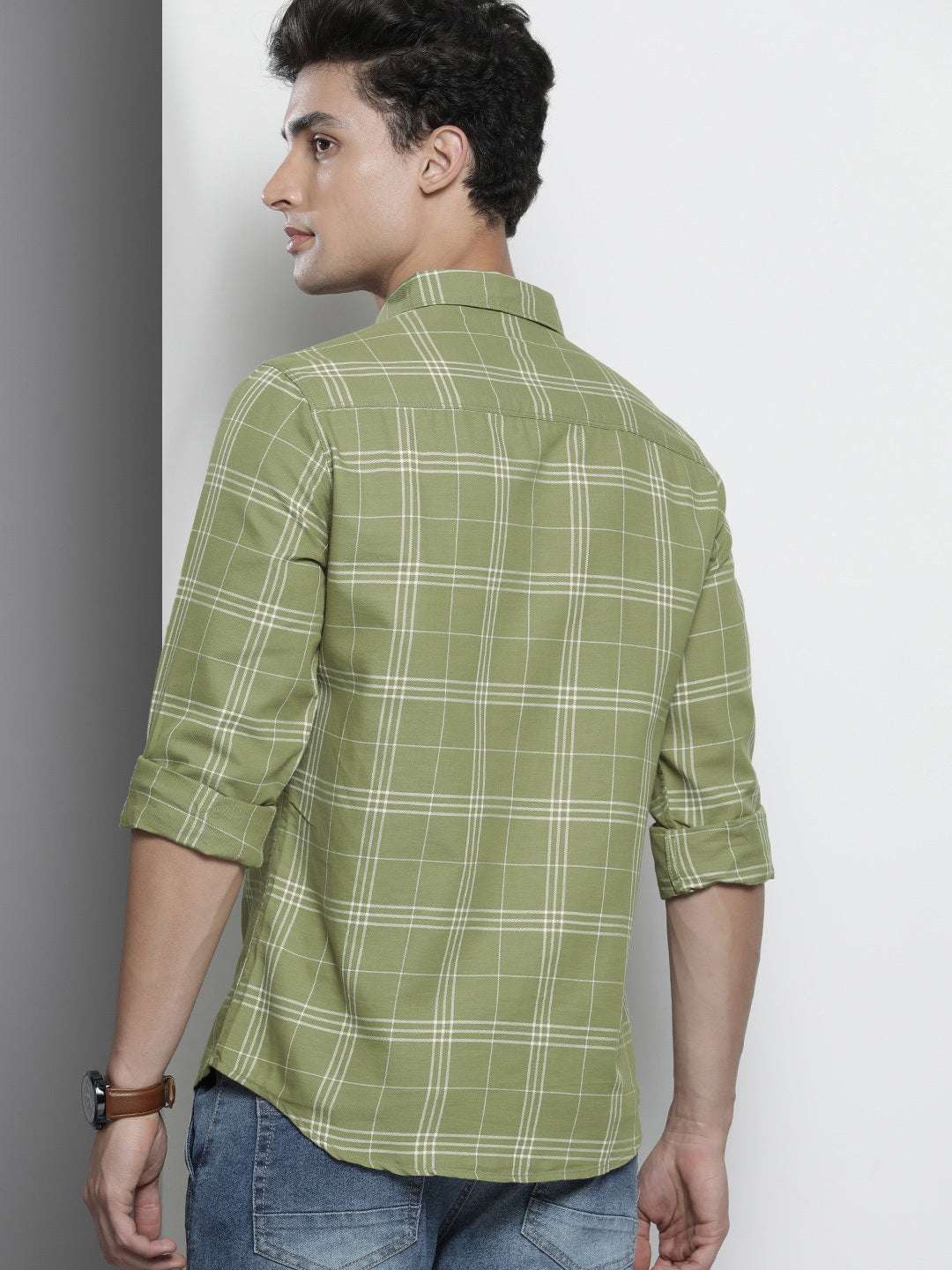 Shop Men Checked Shirt Online.