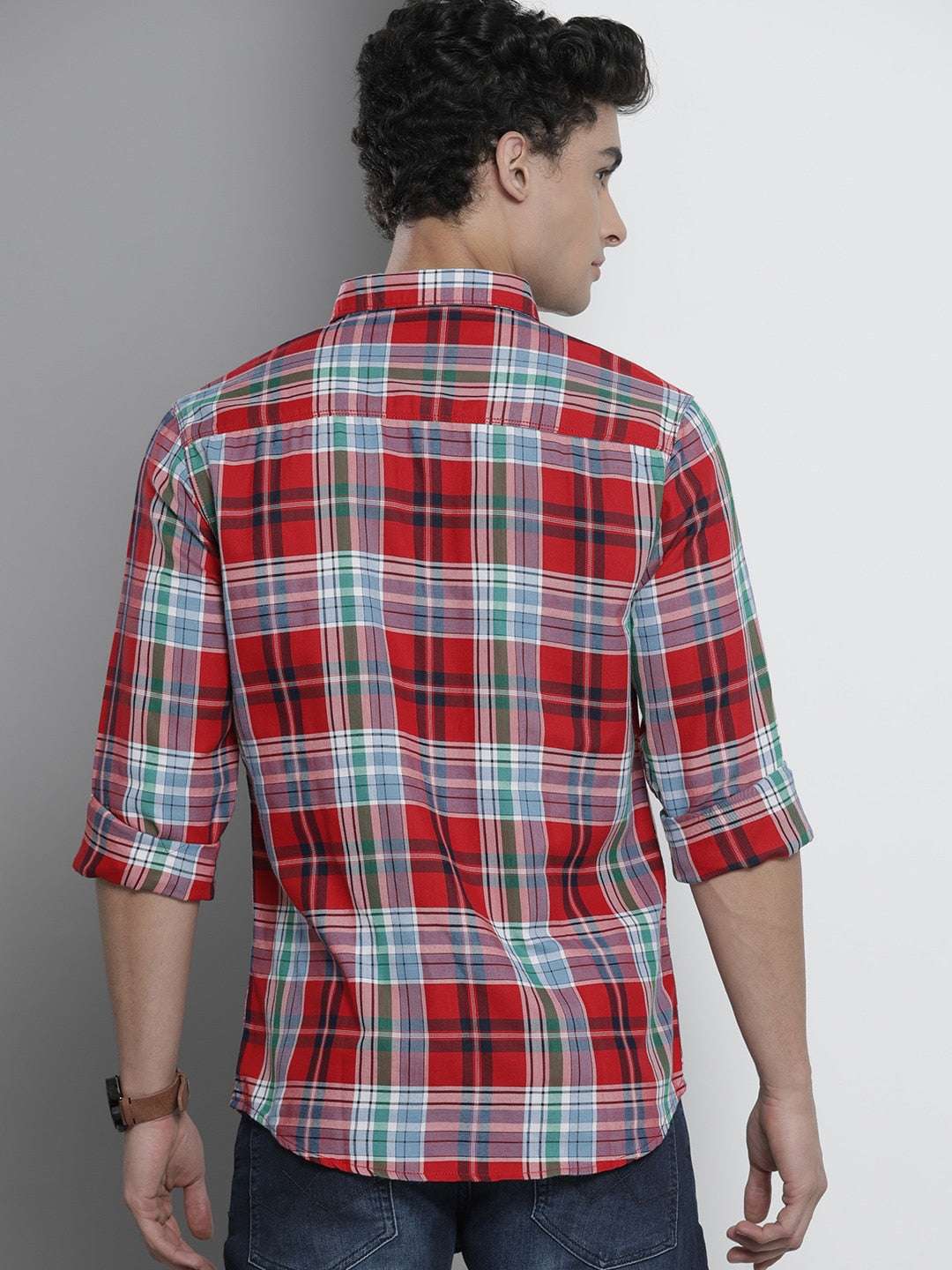 Shop Men Checked Shirt Online.