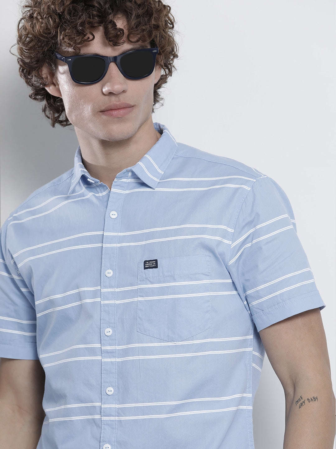 Shop Men Striped Casual Shirt Online.