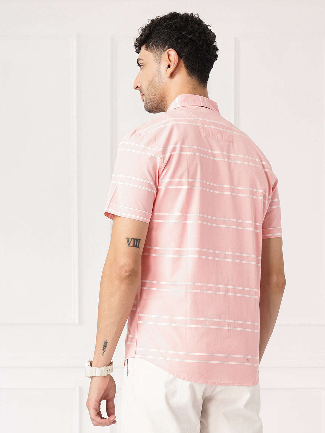 Shop Men Striped Casual Shirt Online.