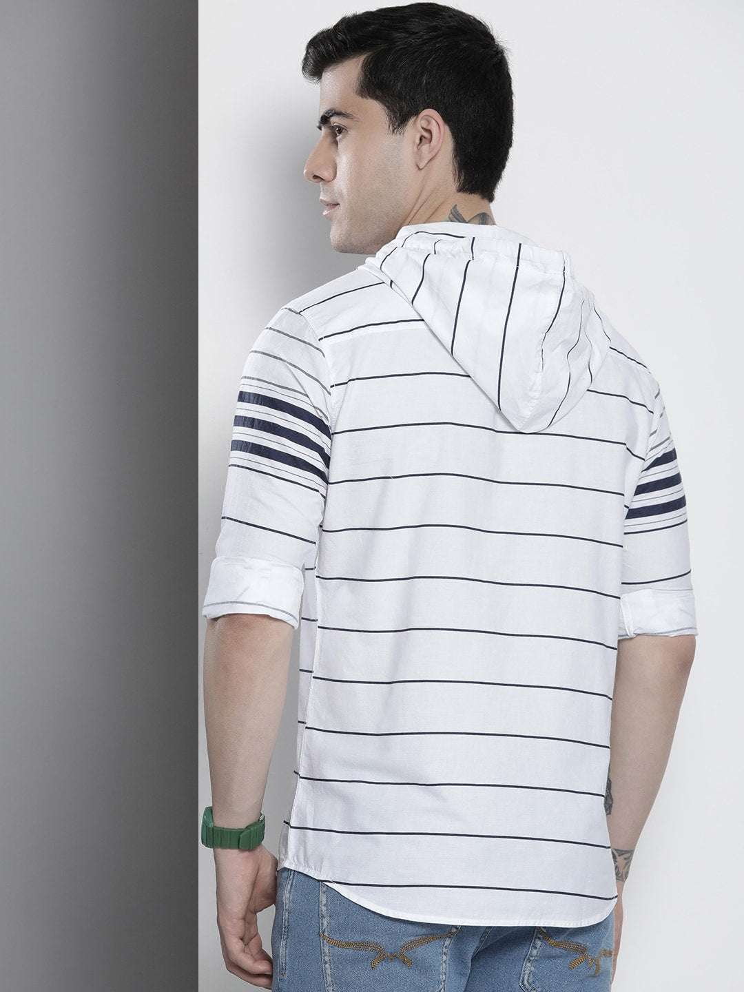 Shop Men Striped Casual Shirt Online.