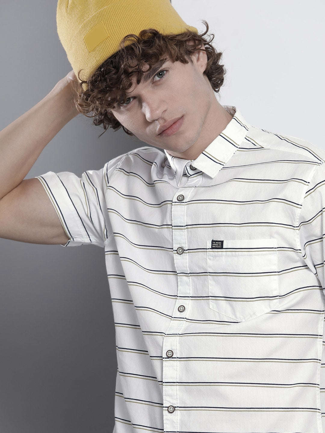 Shop Men Striped Casual Shirt Online.