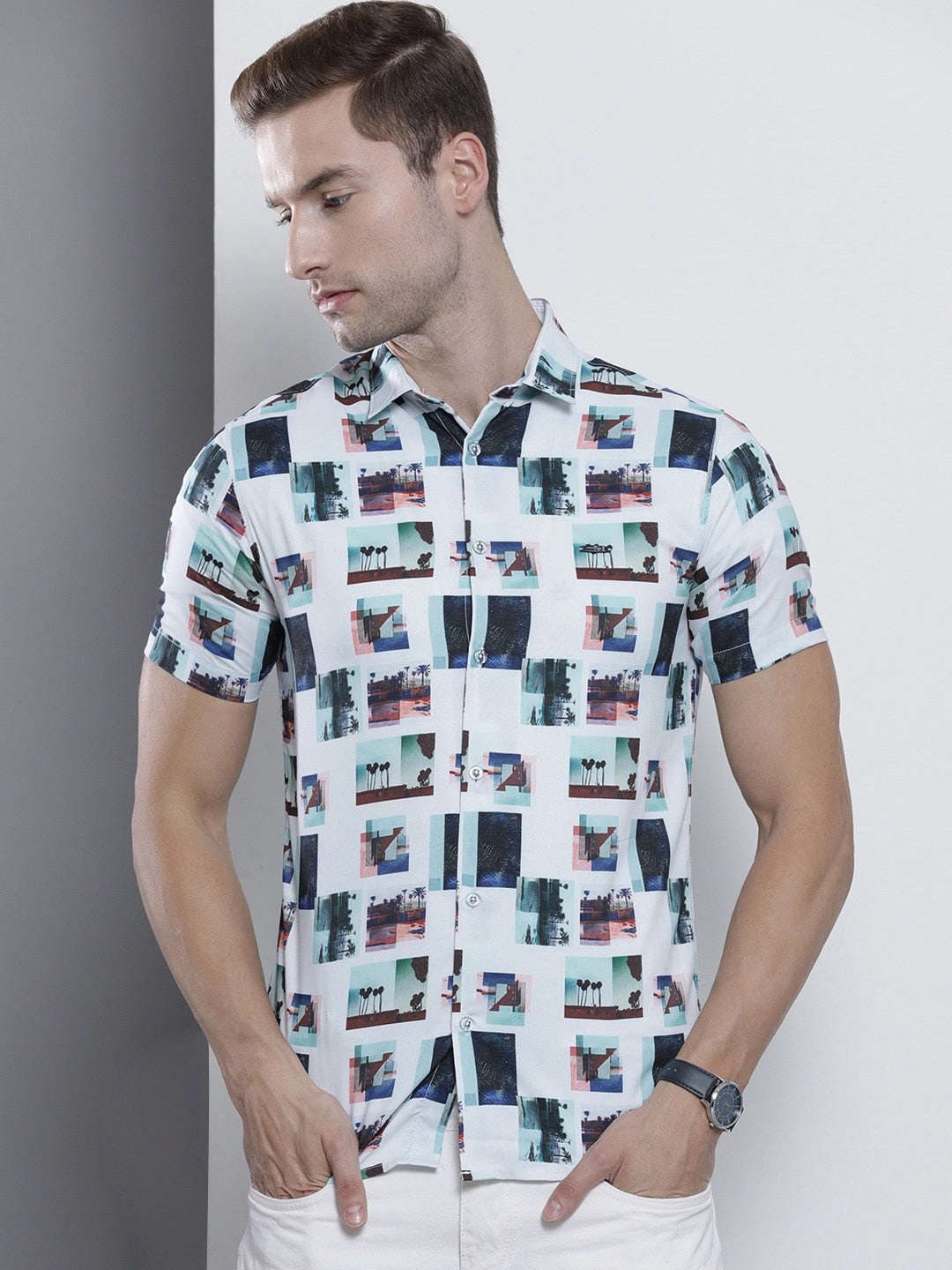 Shop Men Printed Shirt Online.