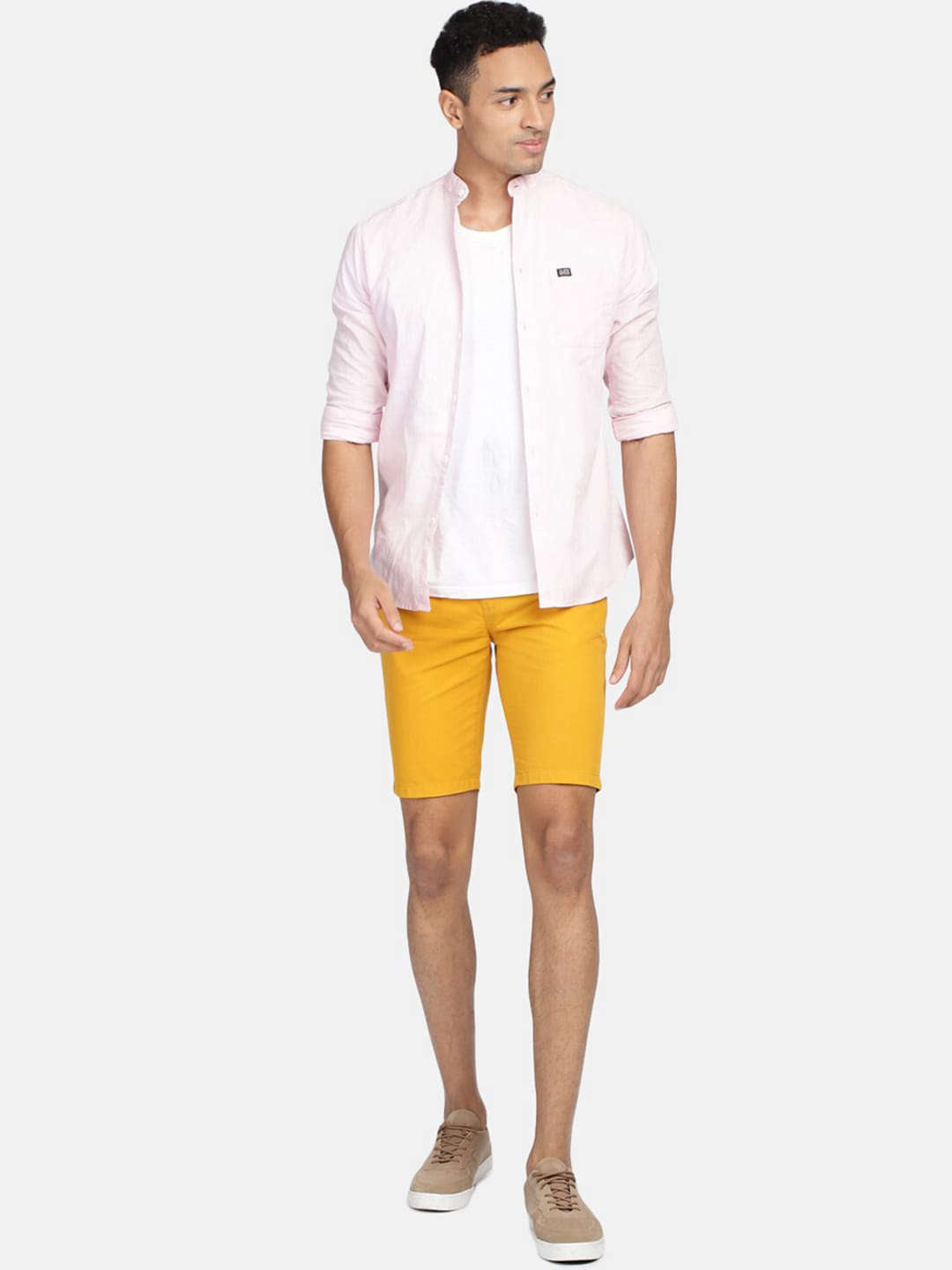 Shop Men Solid Casual Shorts Online.