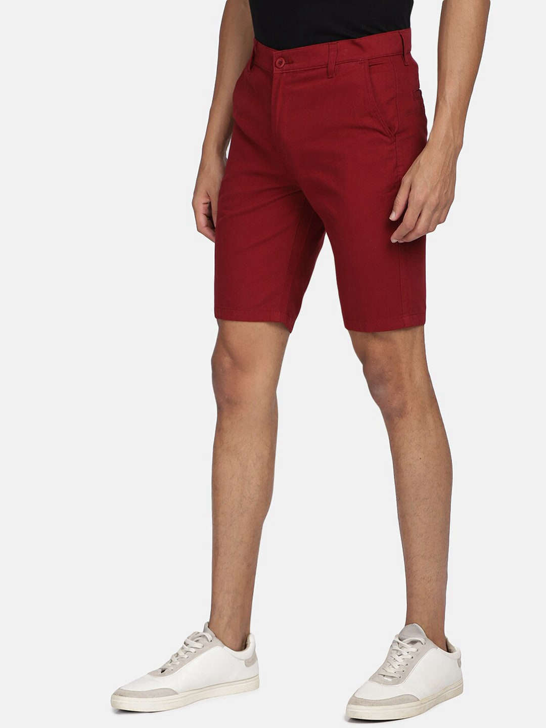 Men Solid Casual Shorts