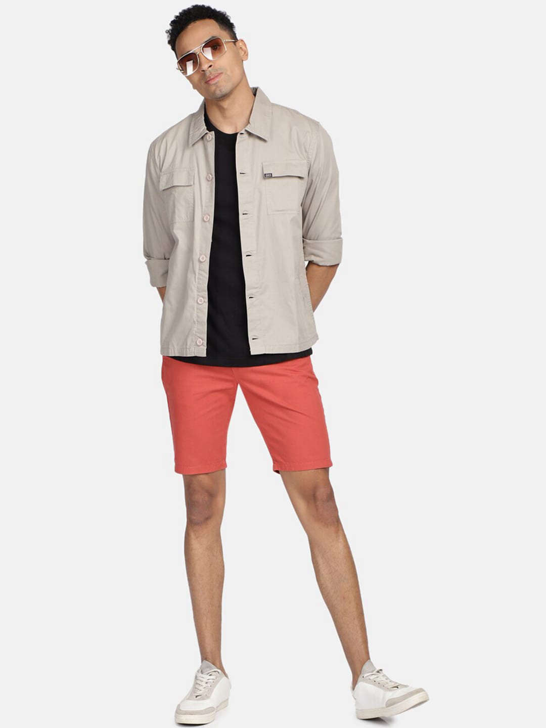 Shop Men Solid Casual Shorts Online.