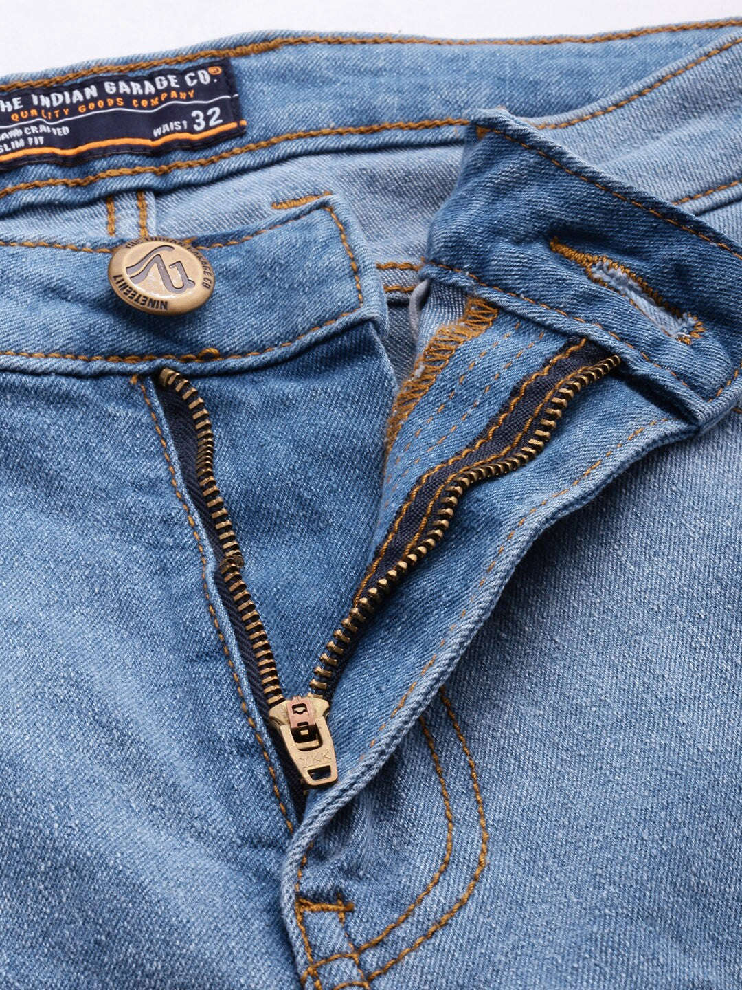 Shop Men Distressed Slim-Fit Jeans Online.