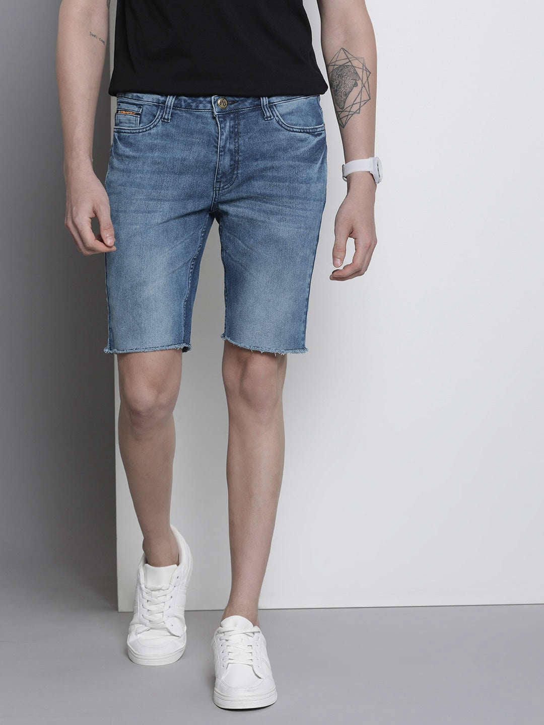 Shop Men Denim Shorts Online.