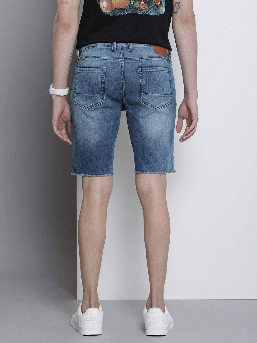 Shop Men Denim Shorts Online.