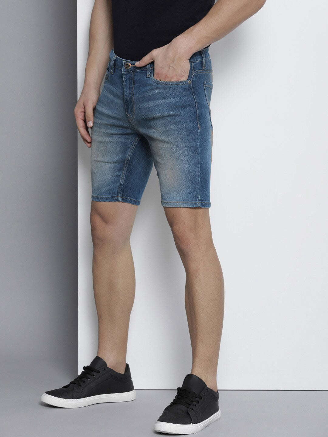 Shop Men Denim Shorts Online.