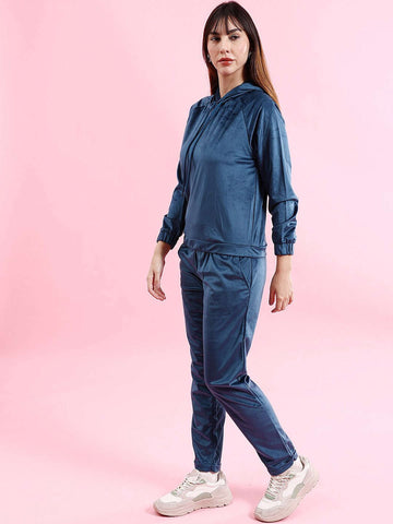 Shop Women Hooded Co-Ord Set Online.