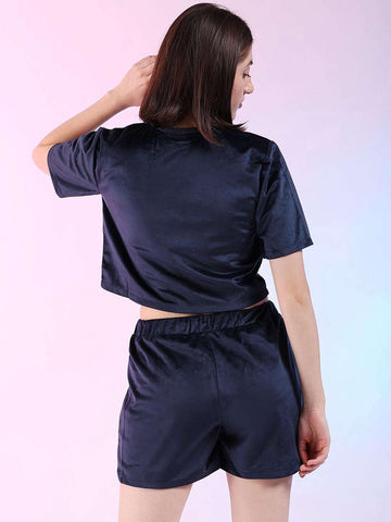Shop Women Solid Co-ord Set Online.