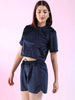 Shop Women Solid Co-ord Set Online.