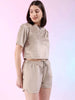Shop Women Solid Co-ord Set Online.