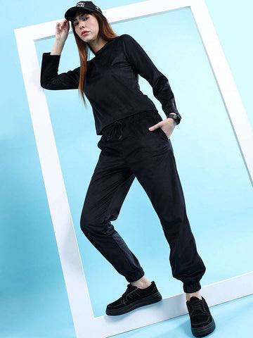 Shop Women Solid Co-ord Set Online.