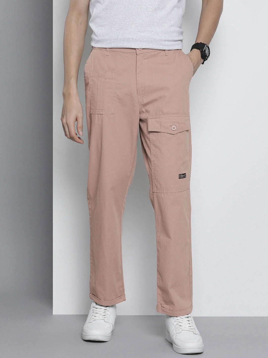 Shop Men Solid Trouser Online.