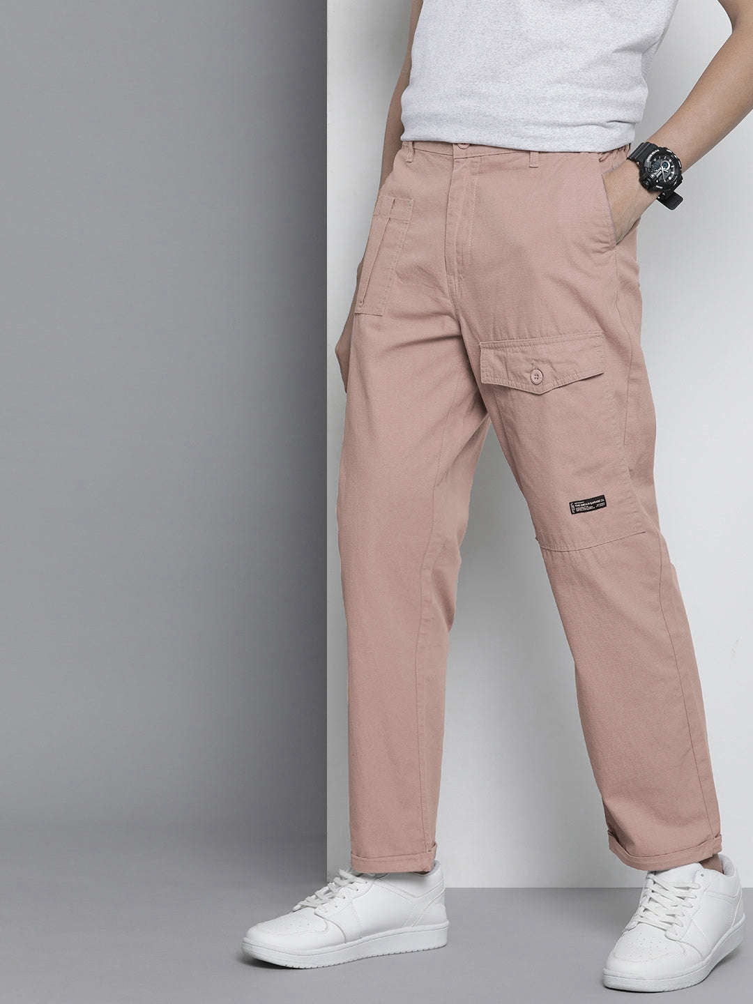 Shop Men Solid Trouser Online.