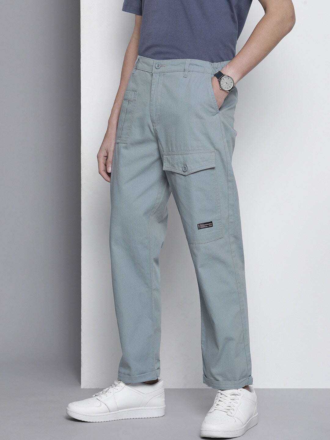 Shop Men Solid Trouser Online.