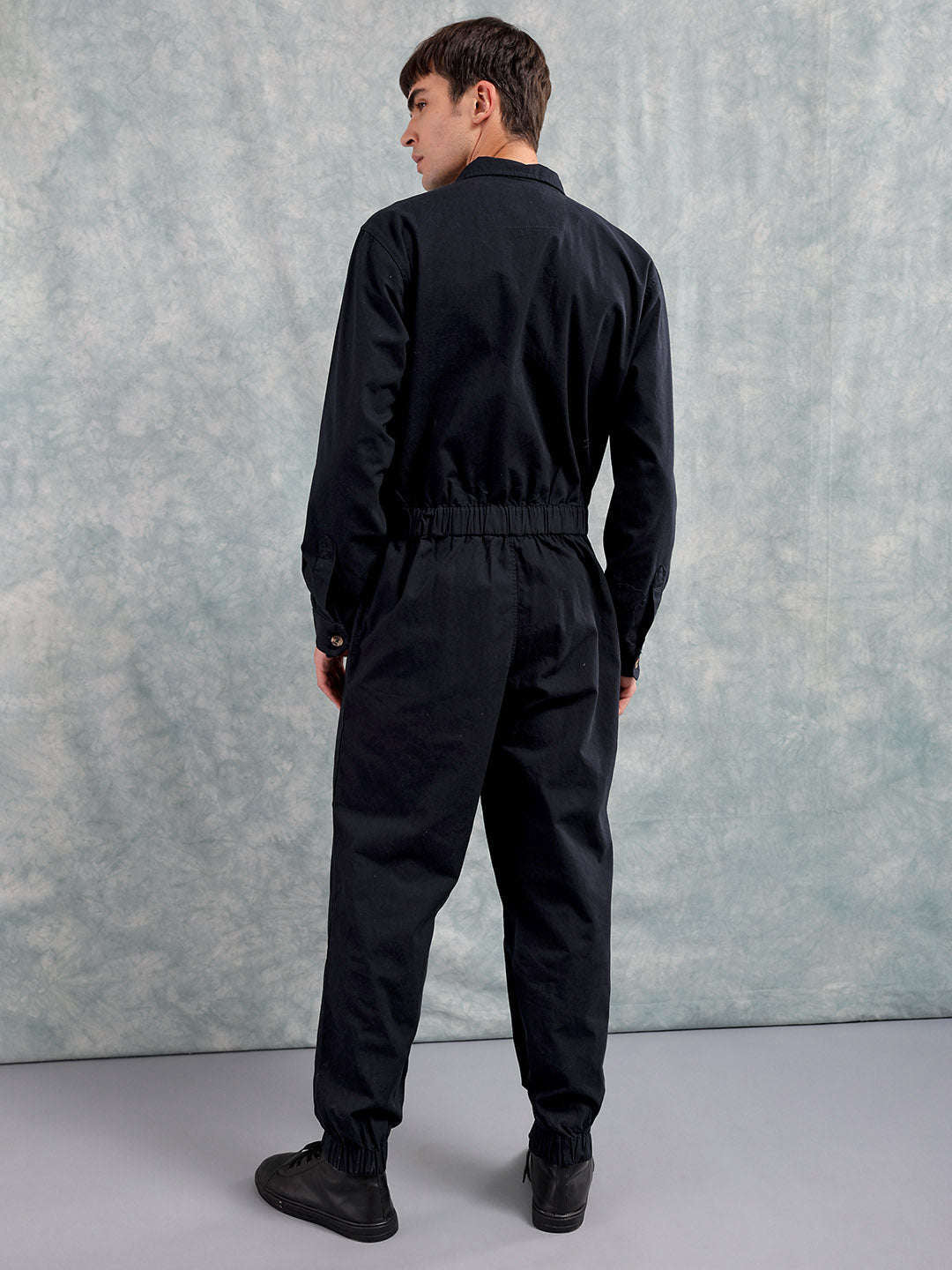 Shop Men Solid Jumpsuit Online.