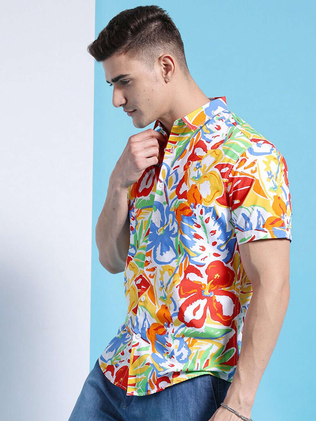 Shop Men Printed Shirt Online.