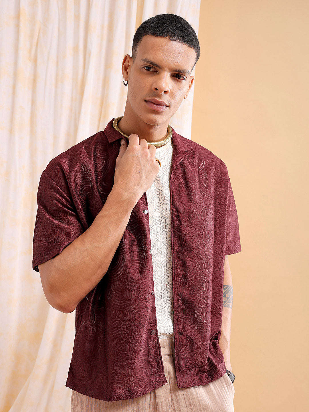 Shop Men Solid Shirt Online.