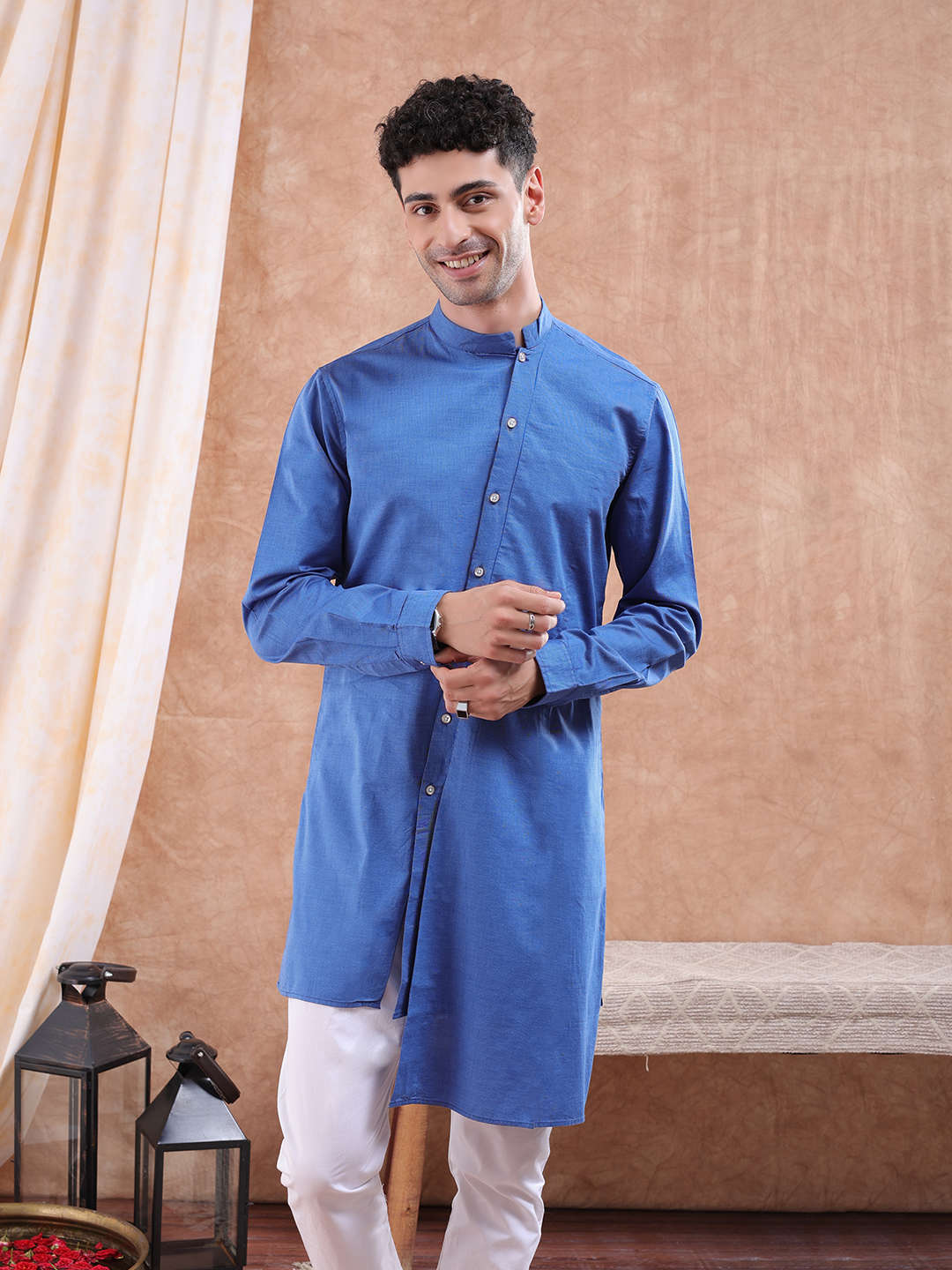 Shop Men Long Length Kurta Online.