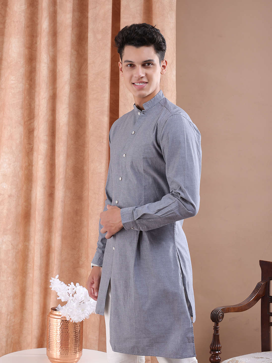 Shop Men Long Length Kurta Online.