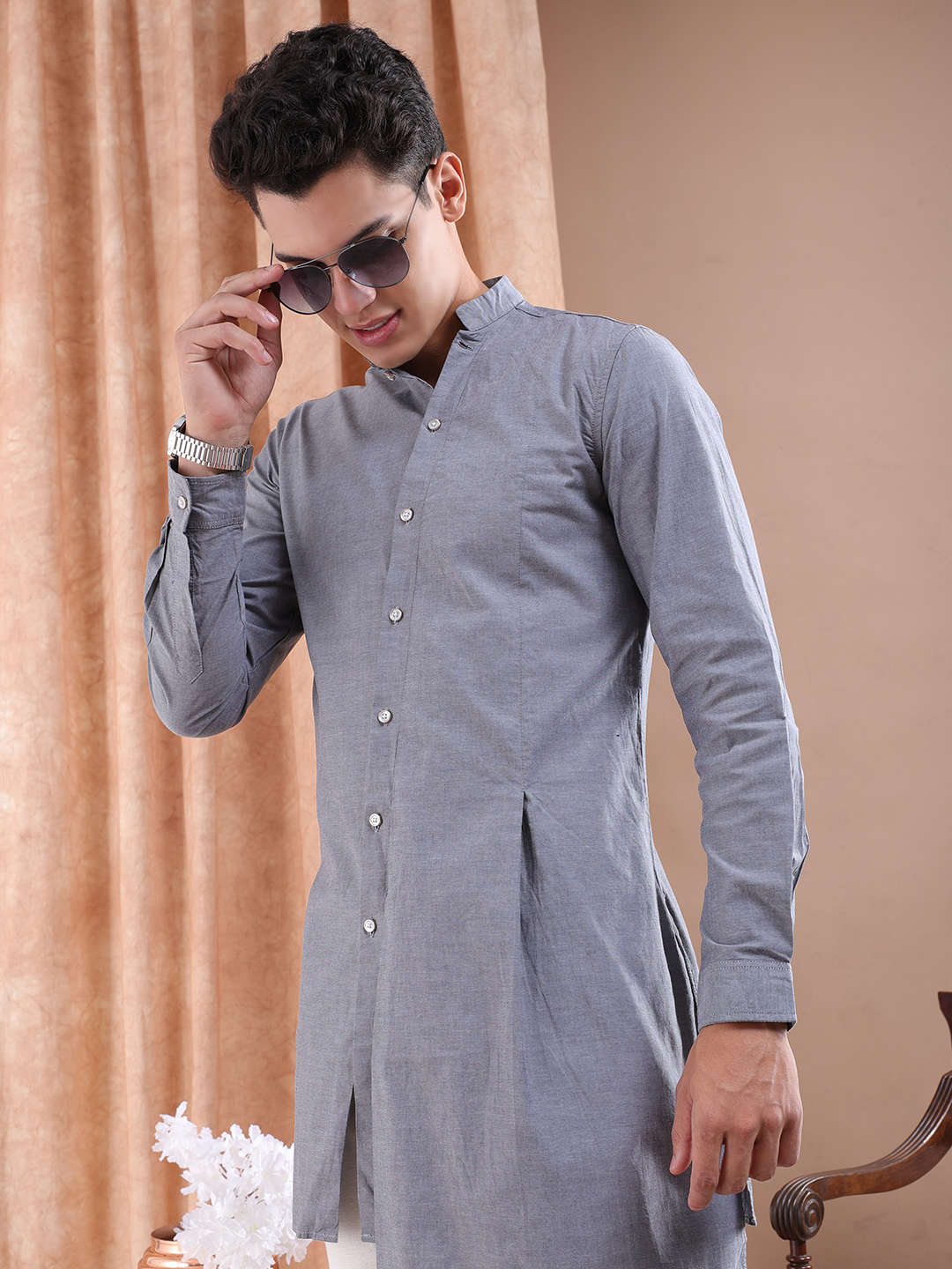 Shop Men Long Length Kurta Online.