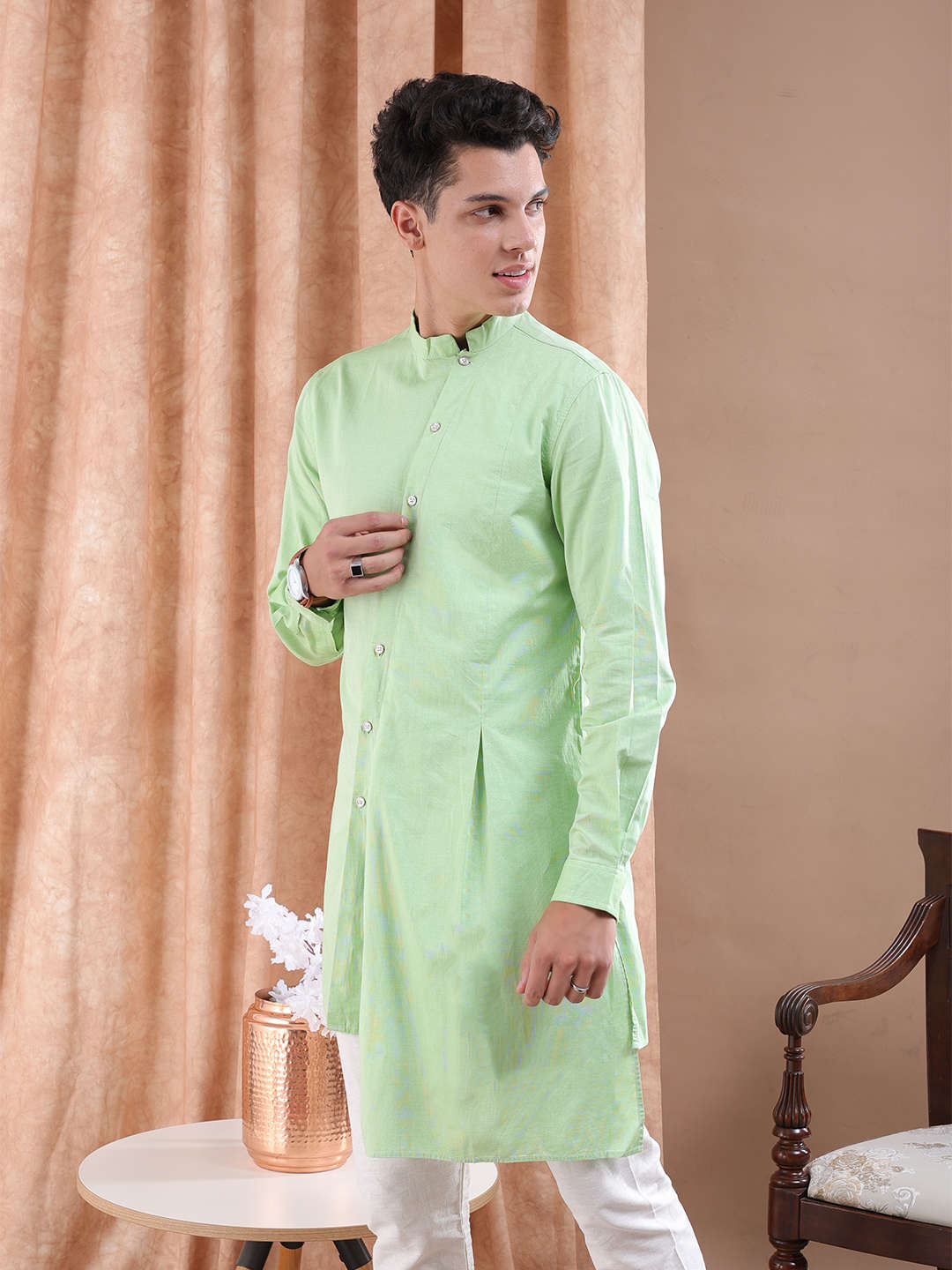 Shop Men Long Length Kurta Online.