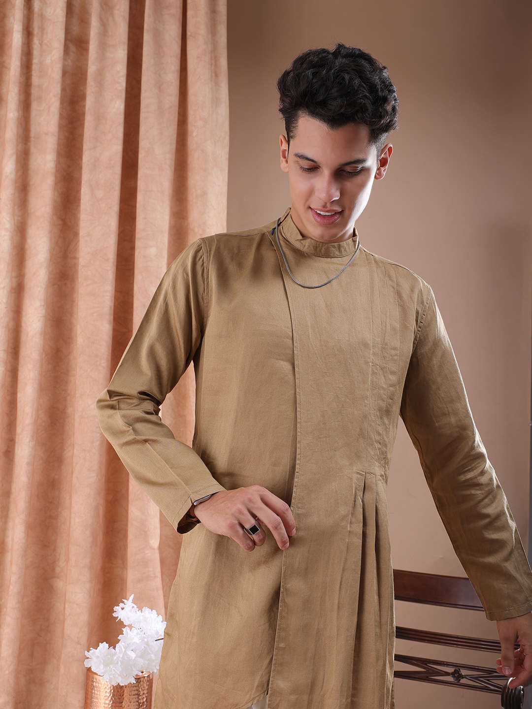 Shop Men Long Trail Kurta Online.