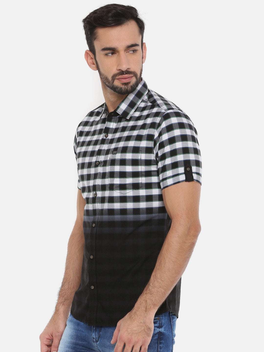 Shop Men Casual Check Shirt Online.