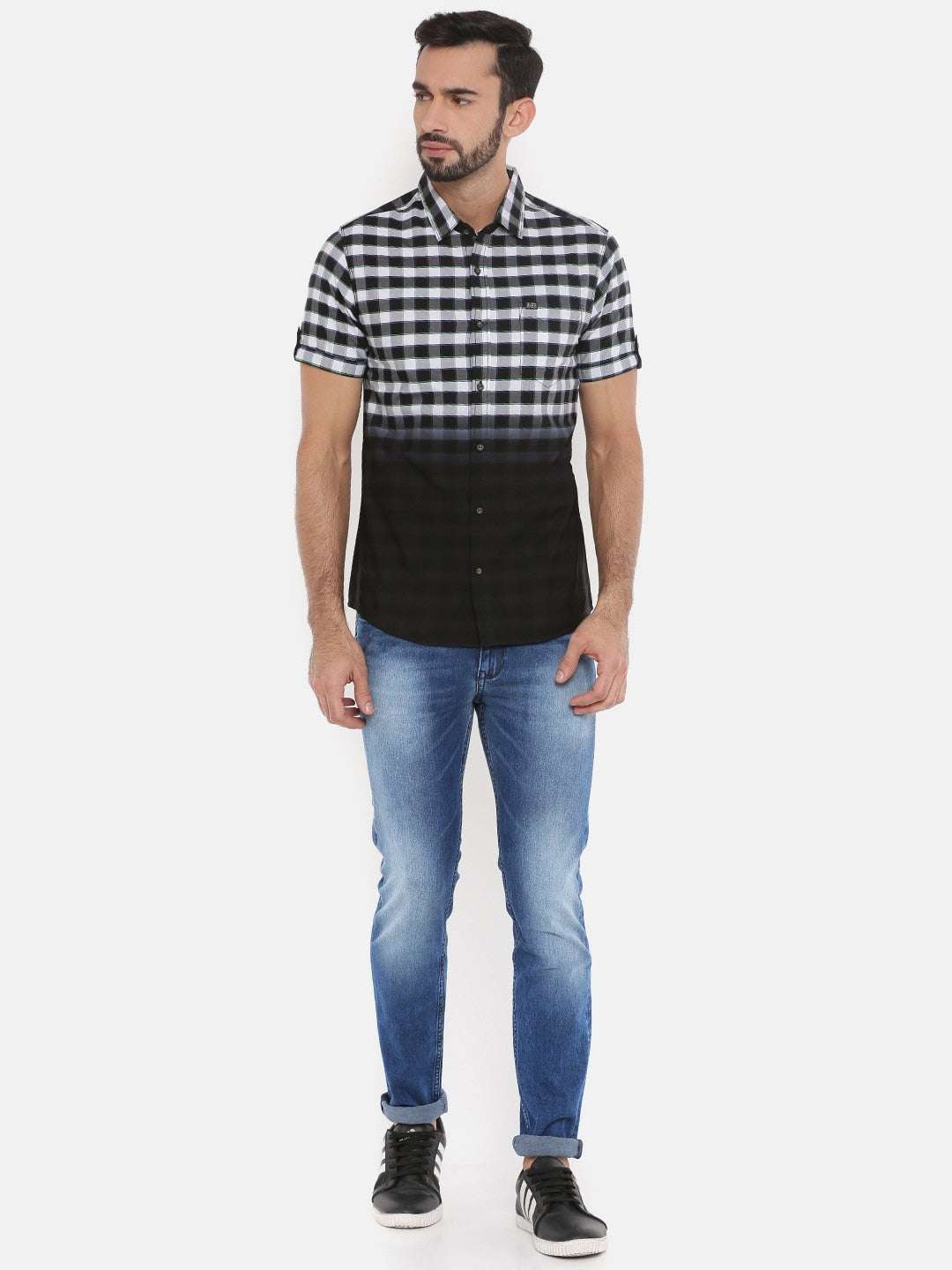 Shop Men Casual Check Shirt Online.