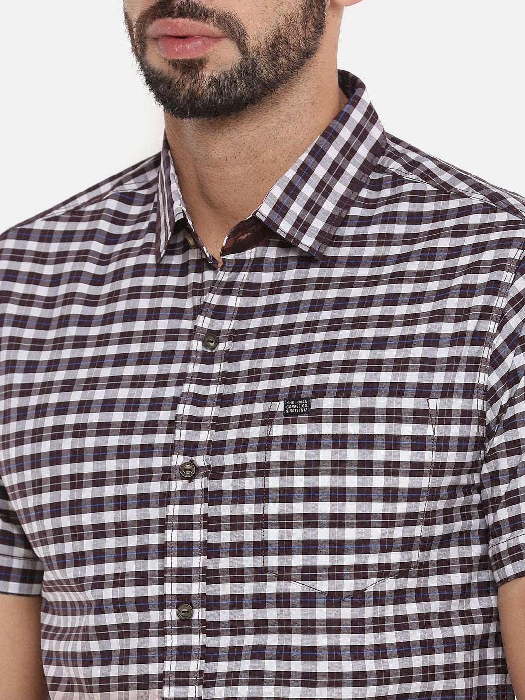 Shop Men Casual Check Shirt Online.